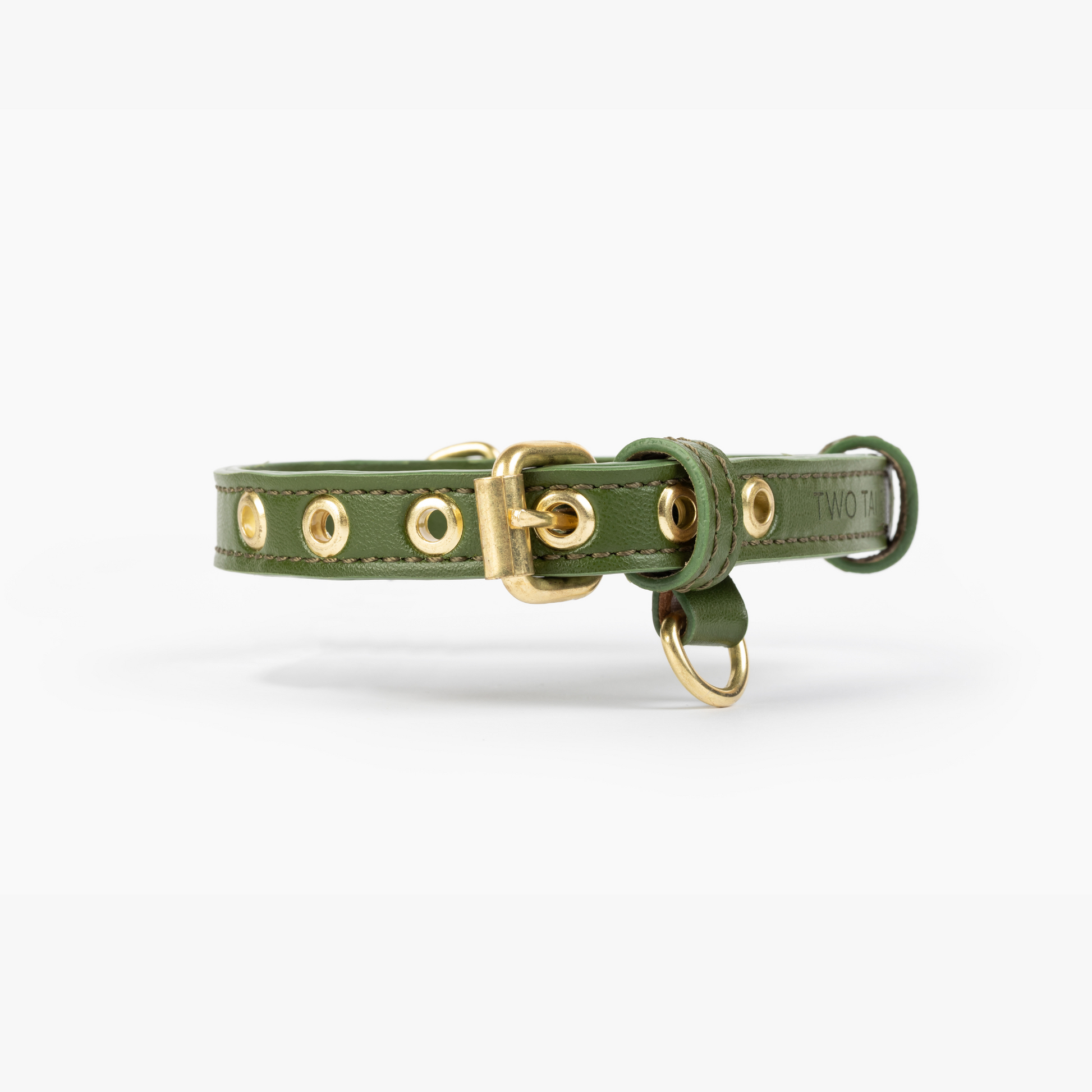 Cactus Leather Collar - Black