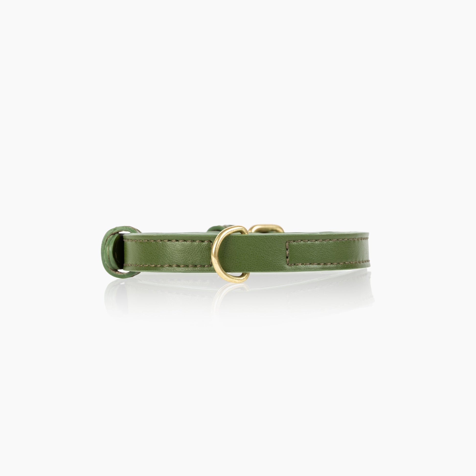 Cactus Leather Collar - Black