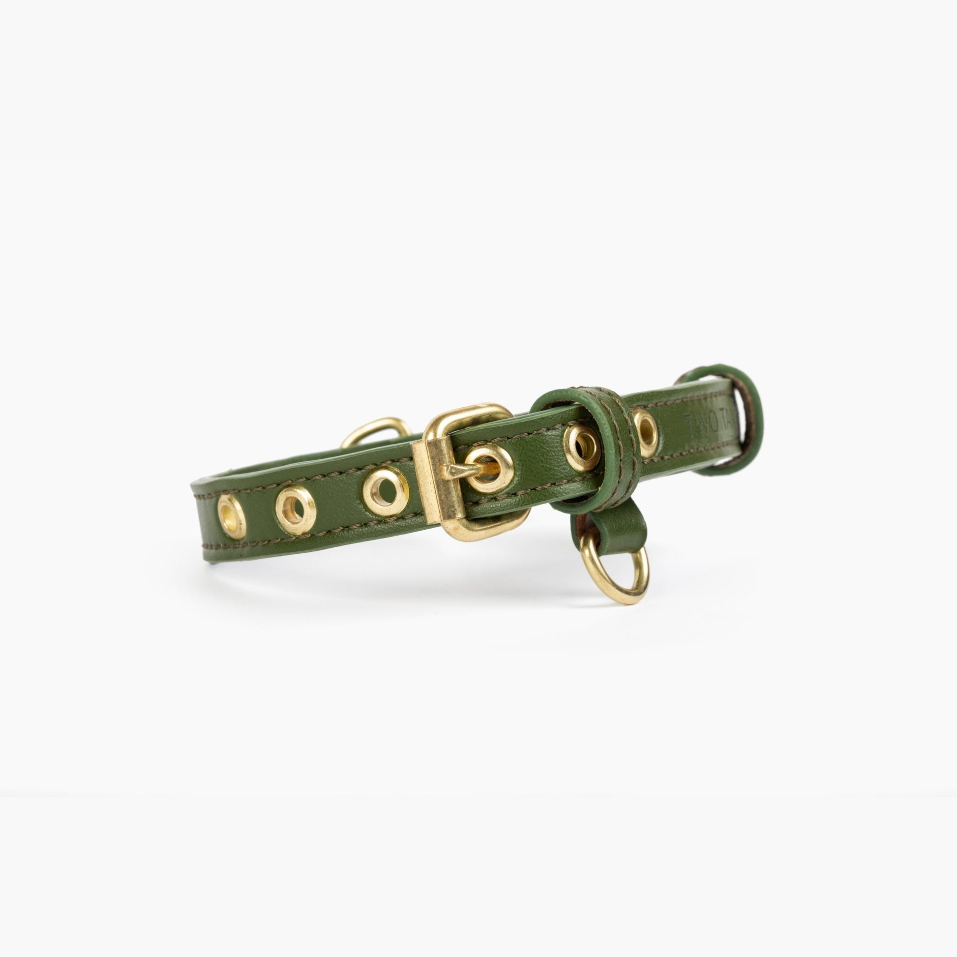 Cactus Leather Collar - Black