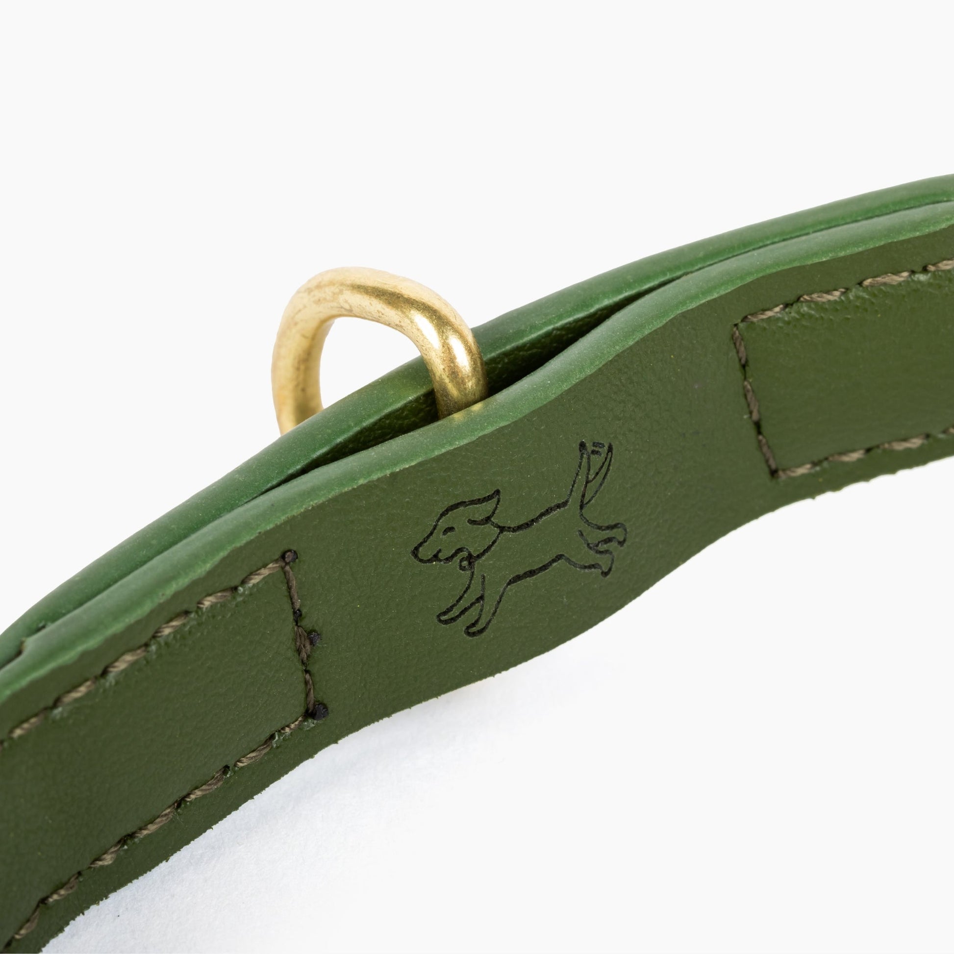 Cactus Leather Collar - Green