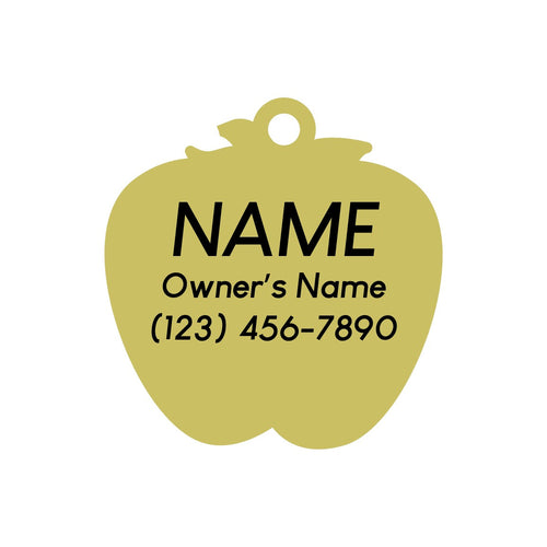 Apple of My Eye Pet ID Tag