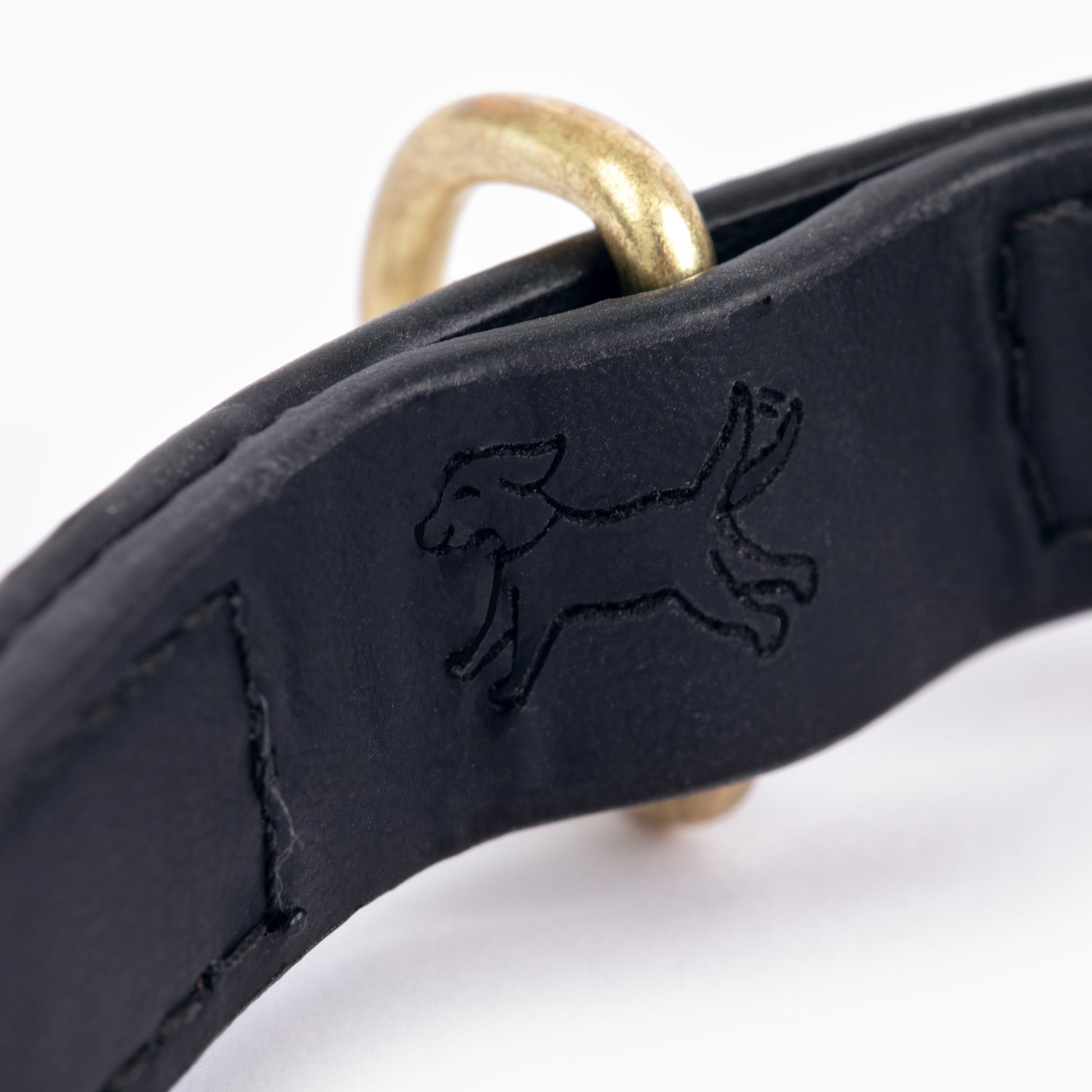 Cactus Leather Collar - Black